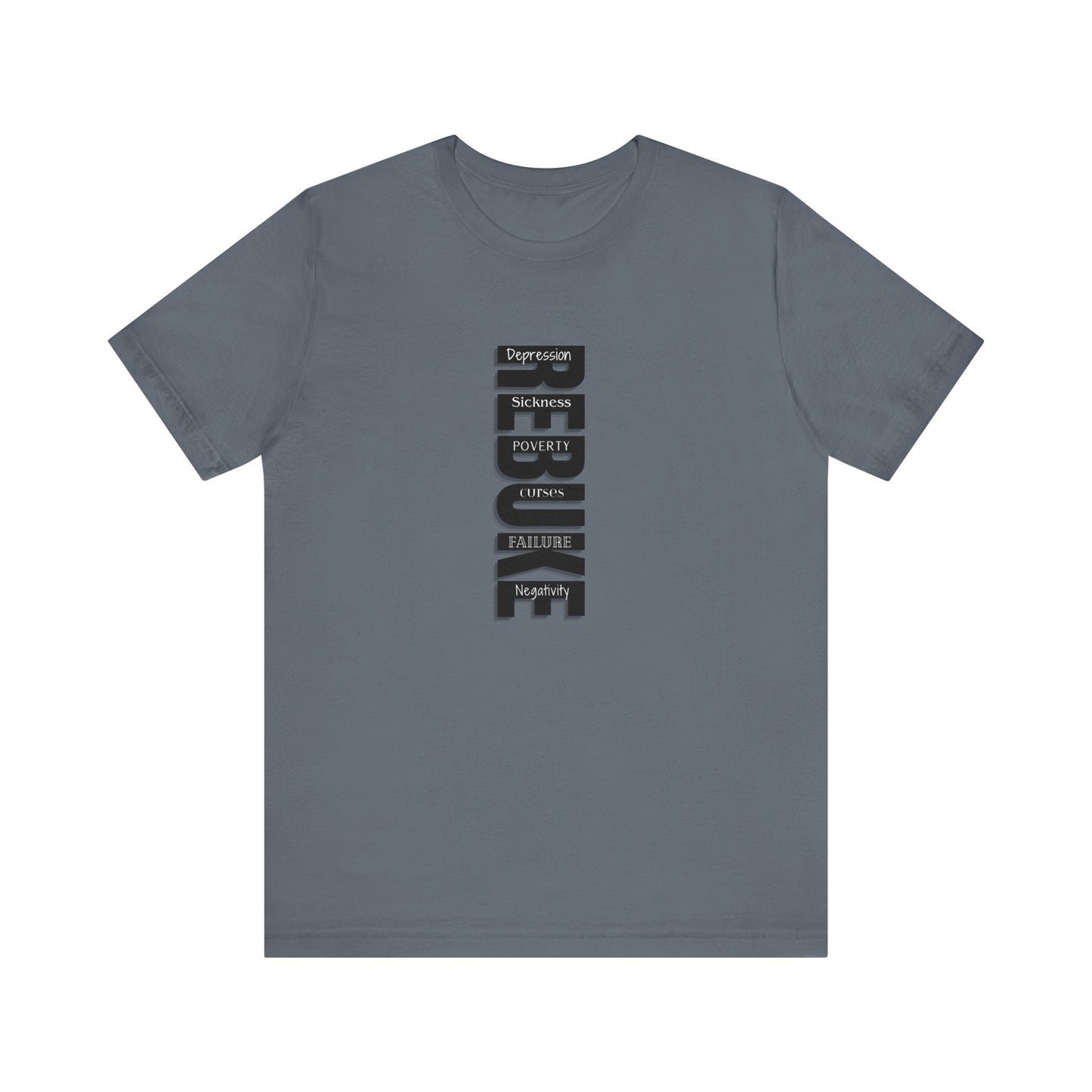 "Rebuke" Jersey Short Sleeve Tee
