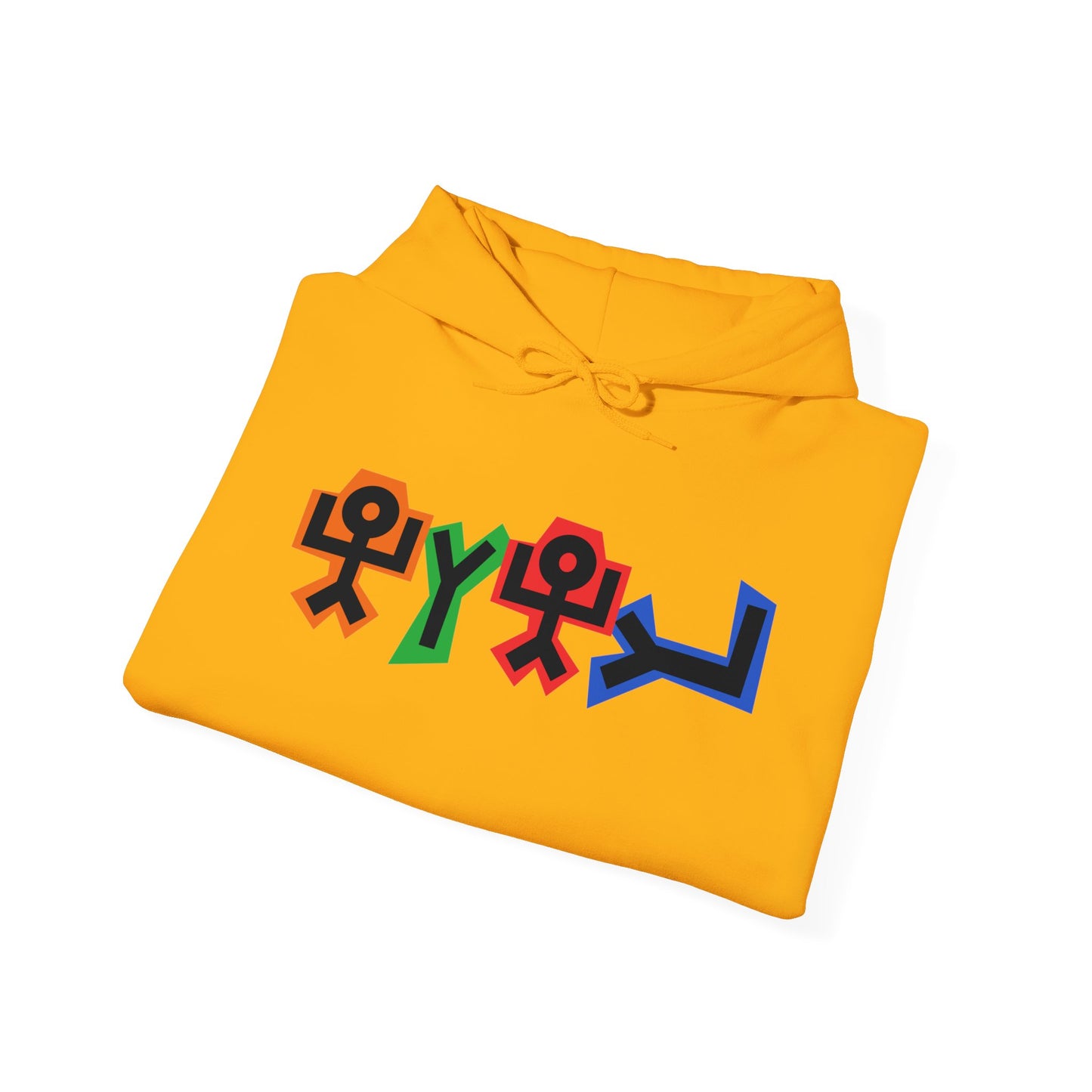 YAHUAH Ancient Hebrew Symbol Hooded Sweatshirt