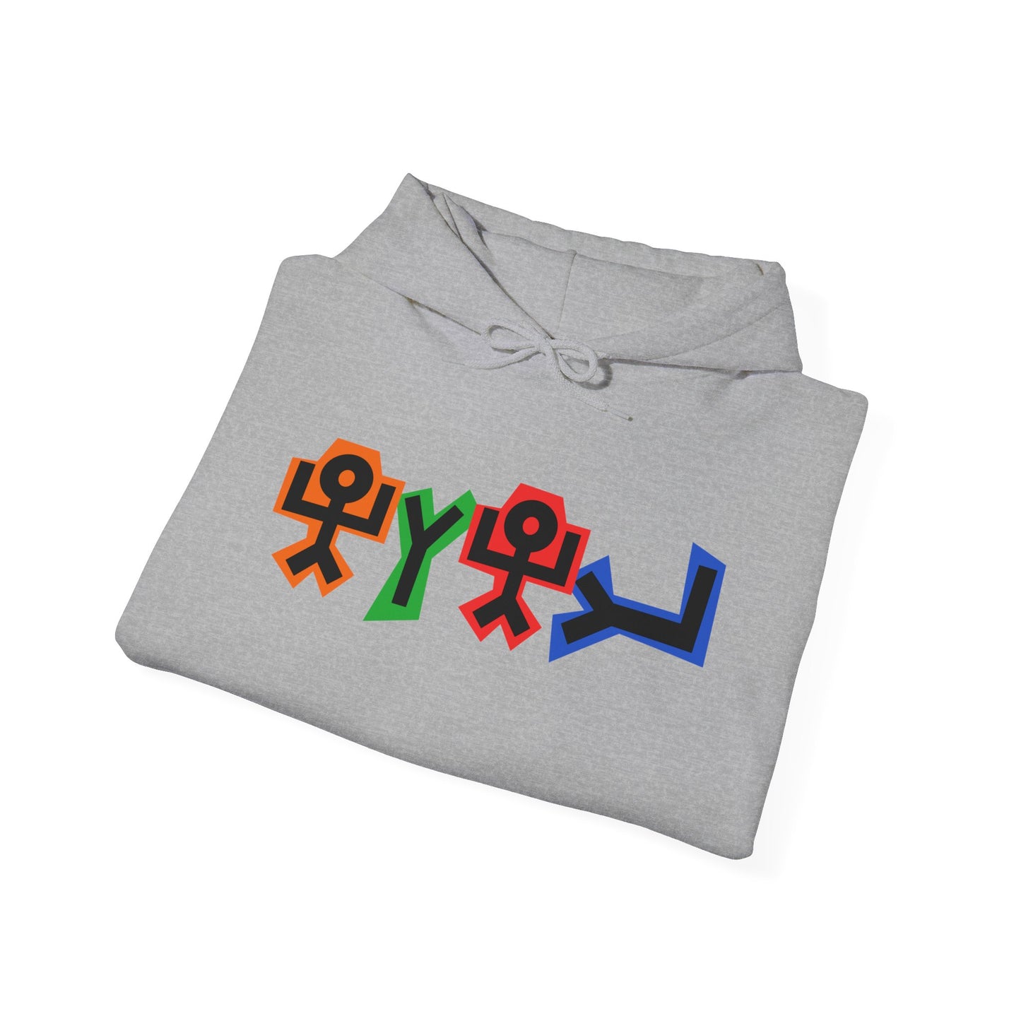 YAHUAH Ancient Hebrew Symbol Hooded Sweatshirt