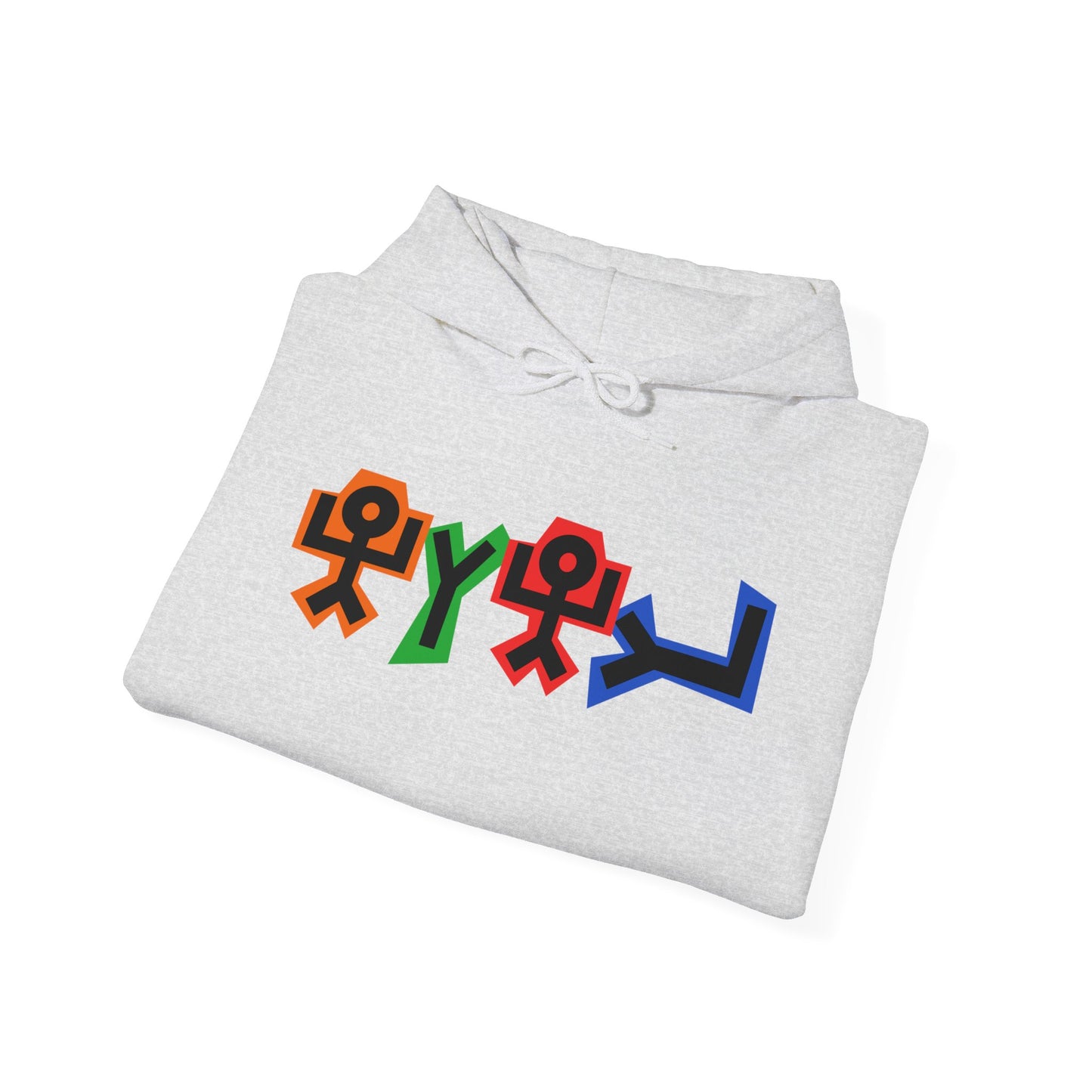 YAHUAH Ancient Hebrew Symbol Hooded Sweatshirt