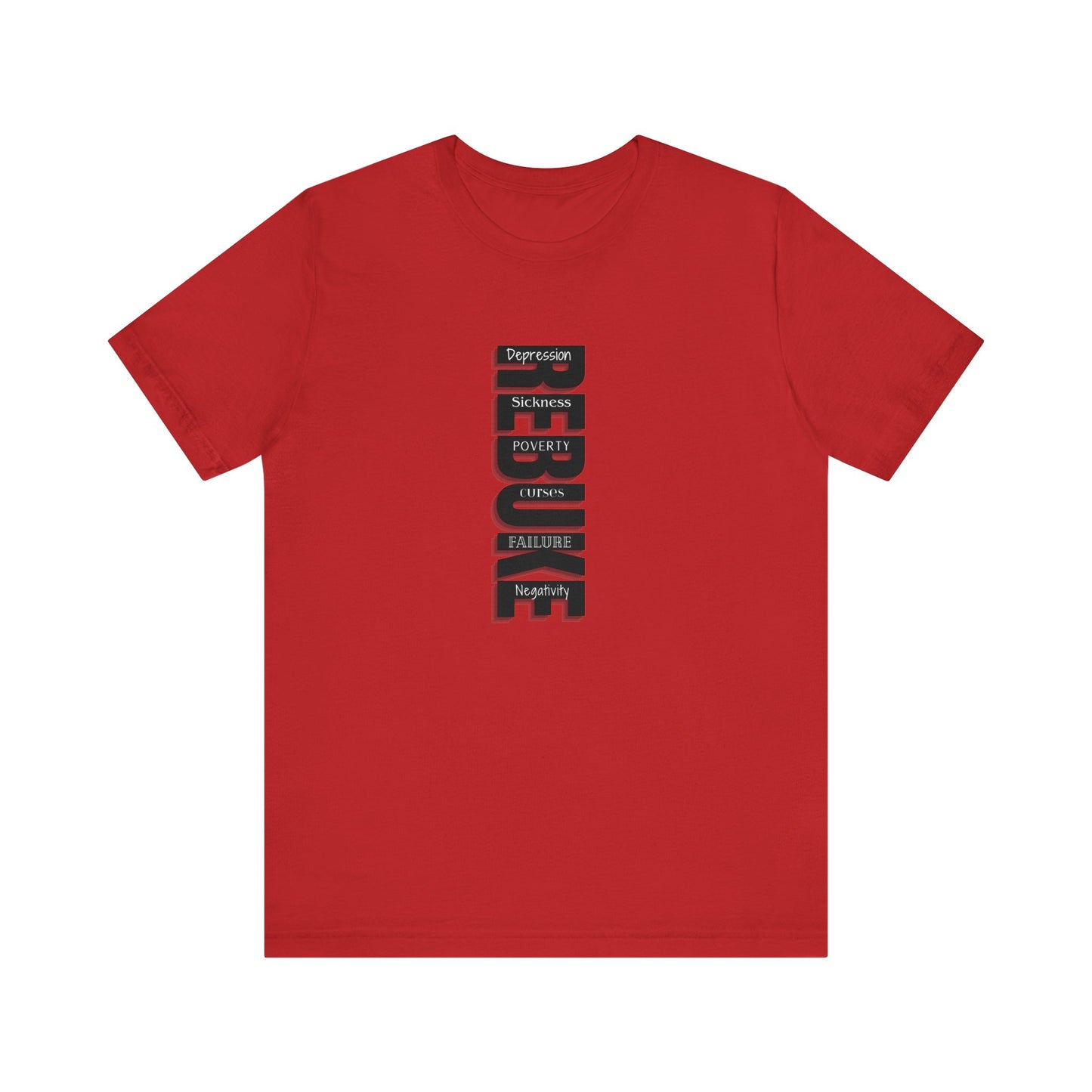 "Rebuke" Jersey Short Sleeve Tee