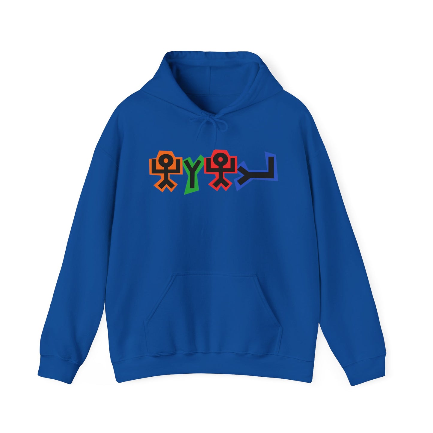 YAHUAH Ancient Hebrew Symbol Hooded Sweatshirt