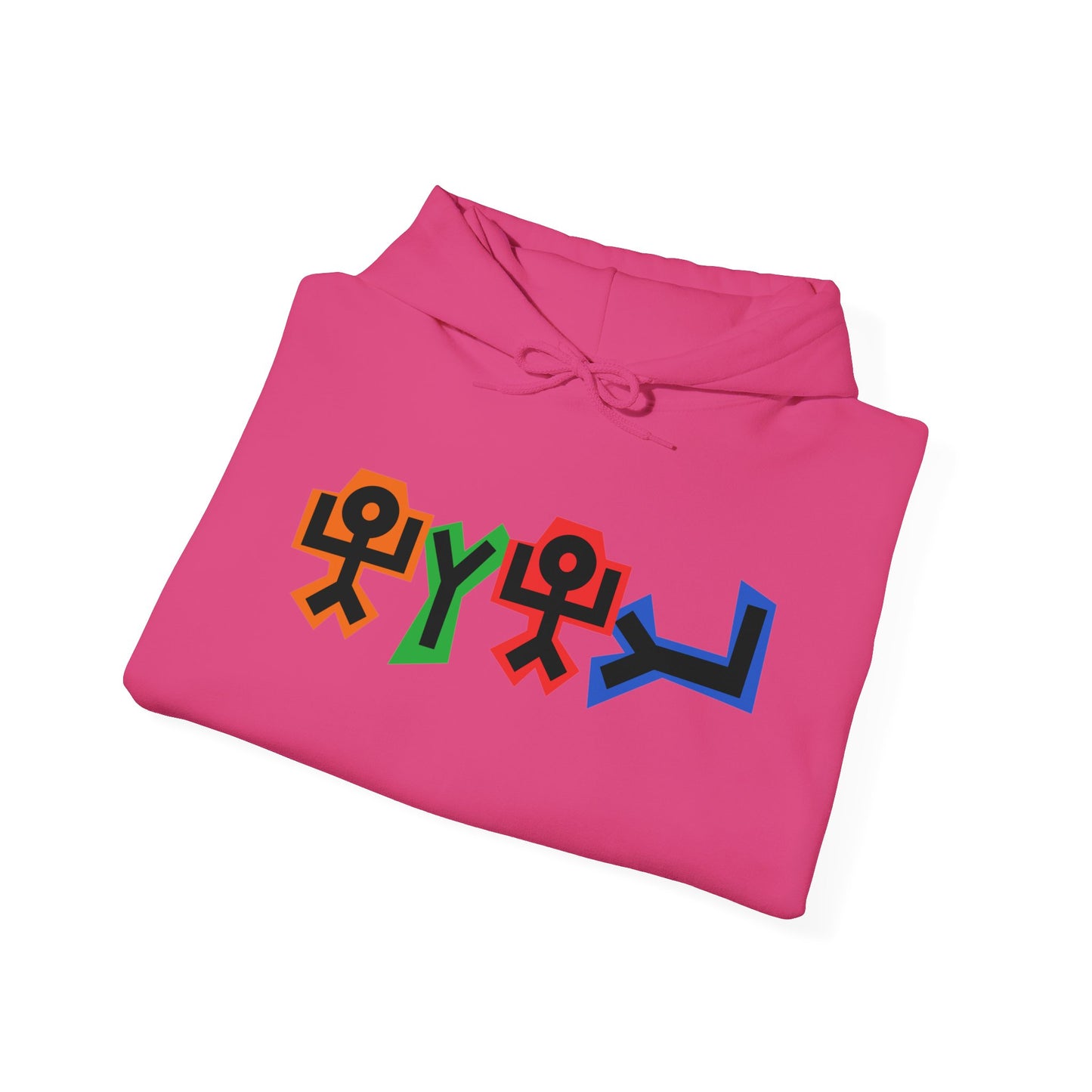 YAHUAH Ancient Hebrew Symbol Hooded Sweatshirt
