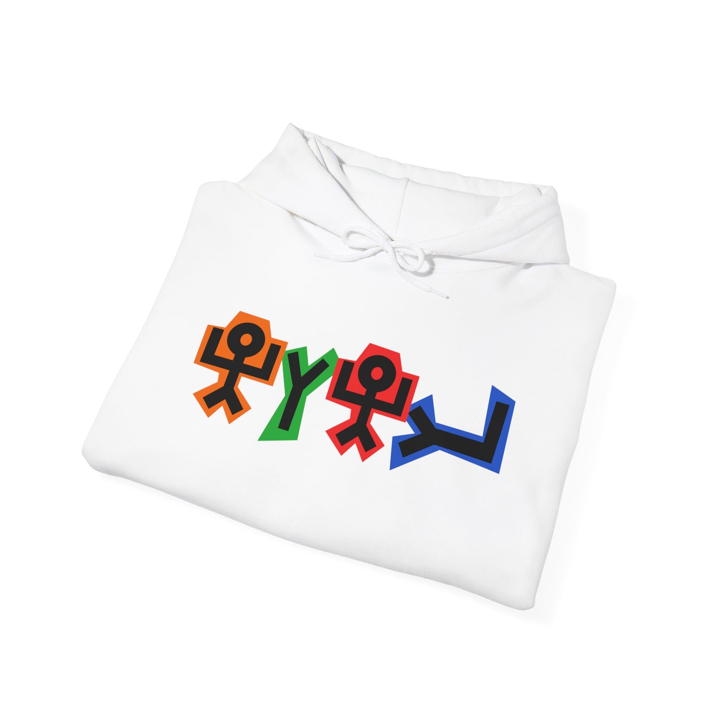 YAHUAH Ancient Hebrew Symbol Hooded Sweatshirt