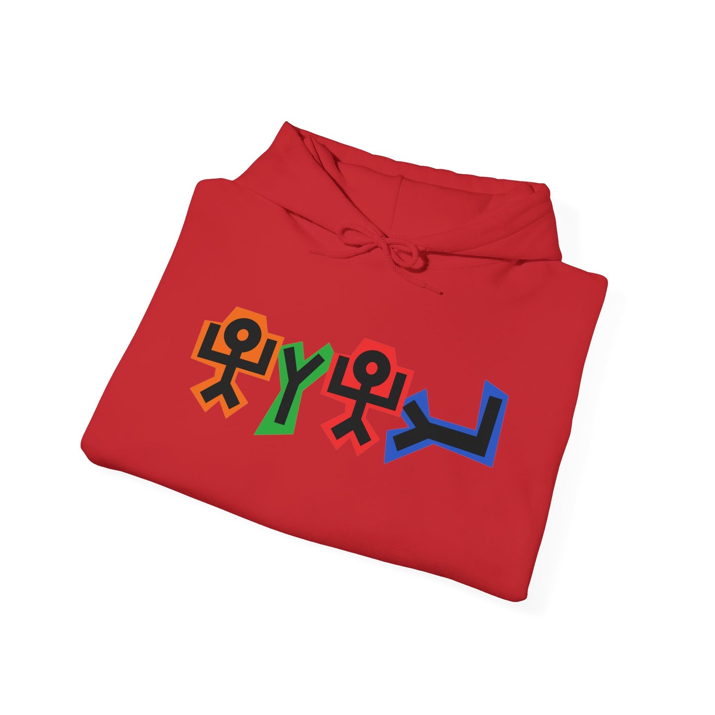 YAHUAH Ancient Hebrew Symbol Hooded Sweatshirt
