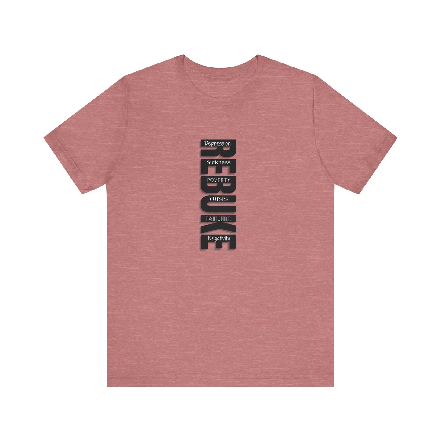 "Rebuke" Jersey Short Sleeve Tee