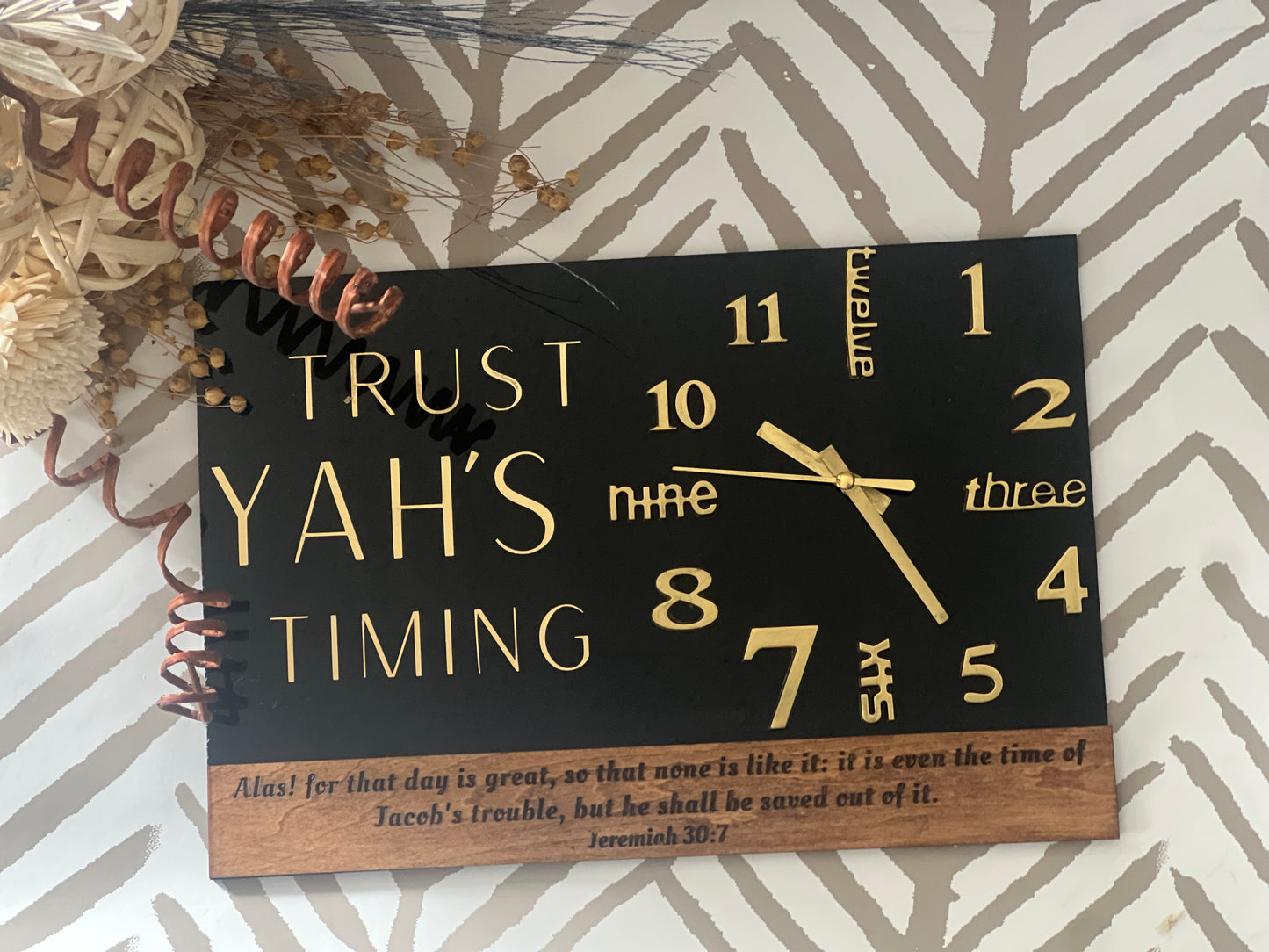 Trust YAH’S Timing Desk Clock