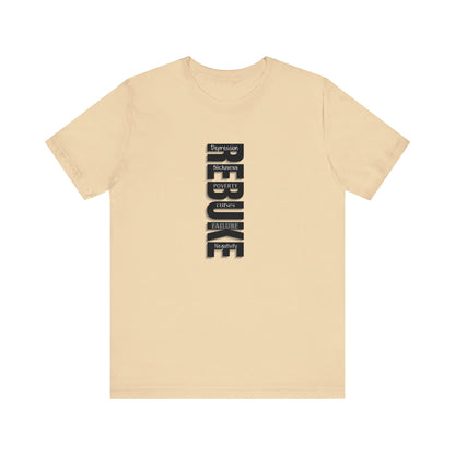 "Rebuke" Jersey Short Sleeve Tee