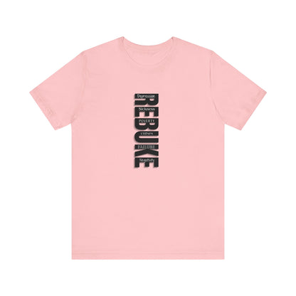 "Rebuke" Jersey Short Sleeve Tee