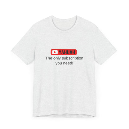 Subscribe With YAH Short Sleeve Tee