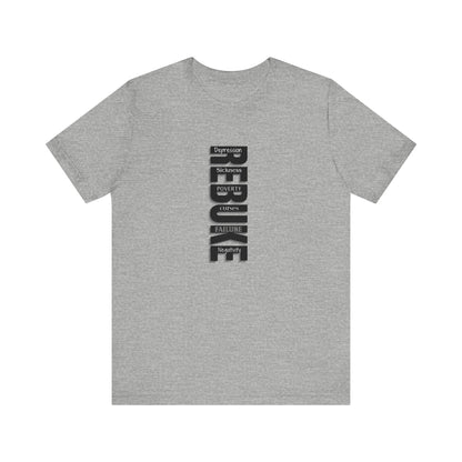 "Rebuke" Jersey Short Sleeve Tee