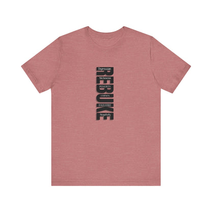 "Rebuke" Jersey Short Sleeve Tee