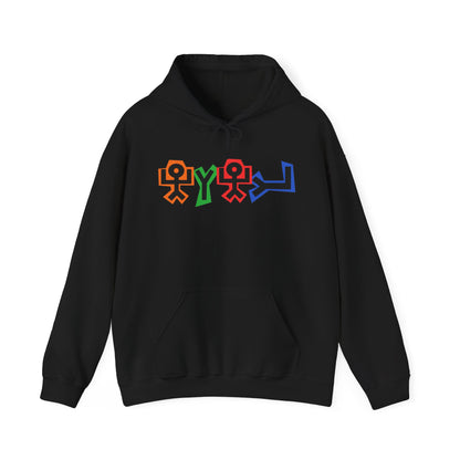 YAHUAH Ancient Hebrew Symbol Hooded Sweatshirt