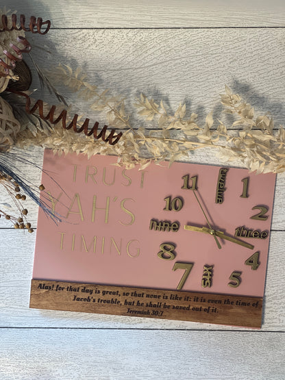 Trust YAH’S Timing Desk Clock